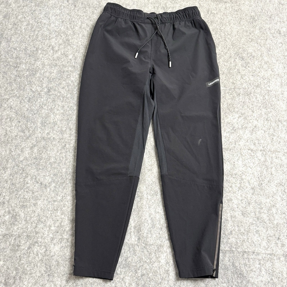 Legends‎ Carson Joggers Mens Large Black Ankle Zip Athletic Pants